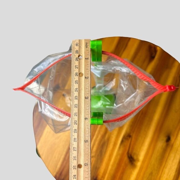 2Pck Baggy Holders Stand For Food Prep Plastic Ziplock Bags Hand Free Rack Clips - Picture 5 of 14